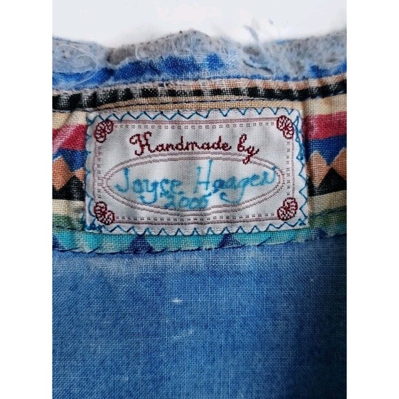 Vintage Handmade Mens Well Worn Western Pearl Snap LS Shirt W/Pockets Size XL - Picture 3 of 8